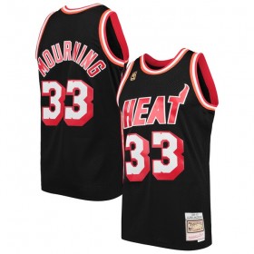 Maillot NBA Miami Heat Alonzo Mourning 33 Mitchell Ness 1996-1997 Hardwood Classics Swingman - Homme